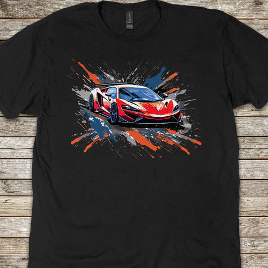 Supercar Sports Car Youth Size Boys T-Shirt