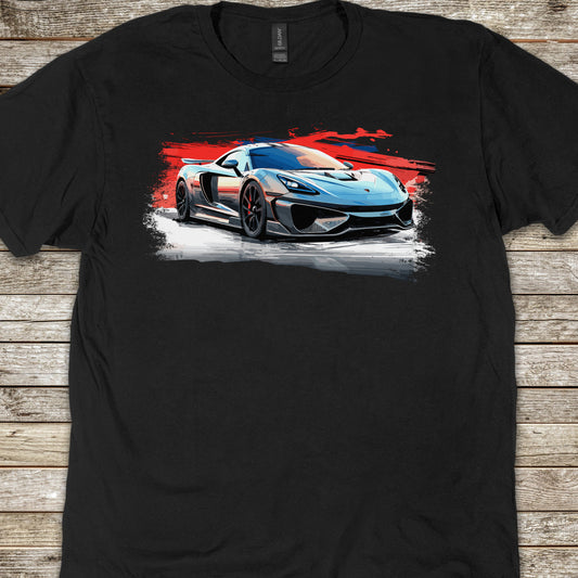 Supercar Sports Car Youth Size Boys T-Shirt