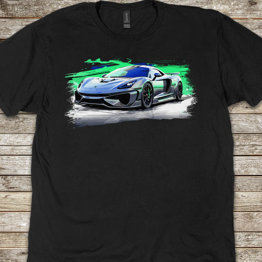 Supercar Sports Car Youth Size Boys T-Shirt