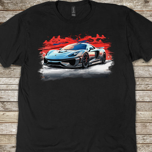 Supercar Sports Car Youth Size Boys T-Shirt