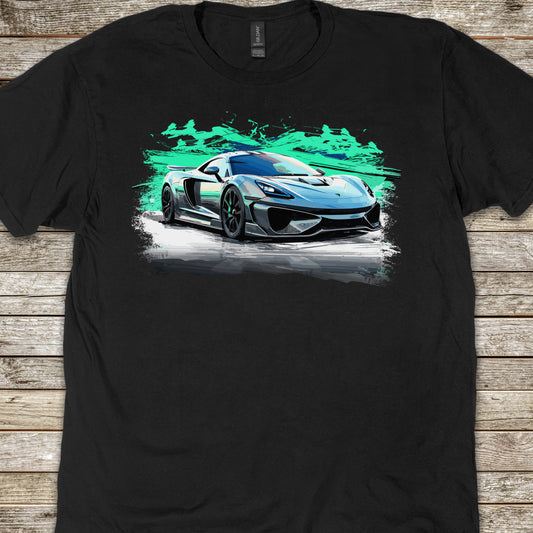 Supercar Sports Car Youth Size Boys T-Shirt