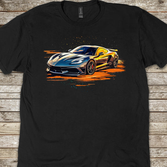 Supercar Sports Car Youth Size Boys T-Shirt