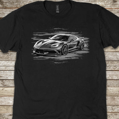 Supercar Sports Car Youth Size Boys T-Shirt