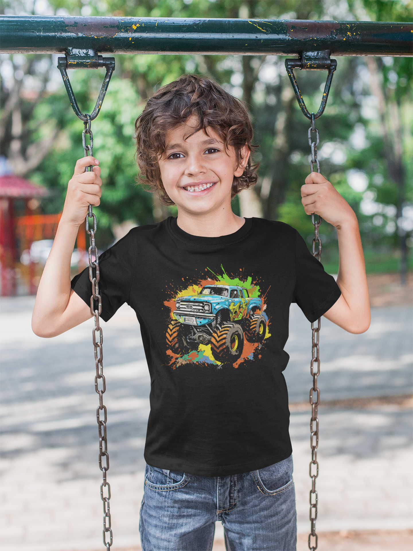 Monster Truck T-Shirt | Youth Boys Kids
